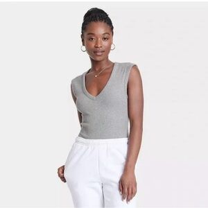 Universal Thread Rib Bodysuit | Size M | NWT Sleek & Stretchy